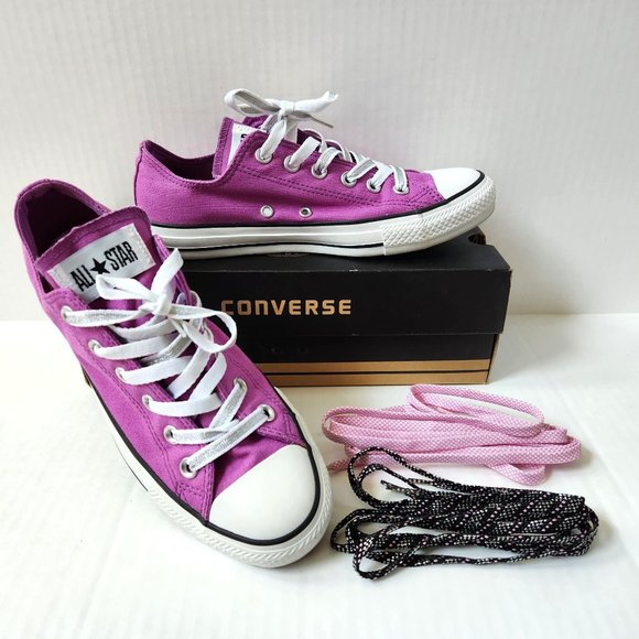 Converse Shoes - Converse Chuck Taylor All Star Womens 8 Ox Iris Orchid Low Sneakers